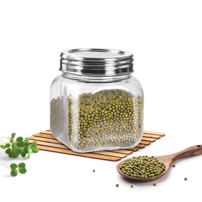Square Jar With SS 304 Lid (Treo by Milton)