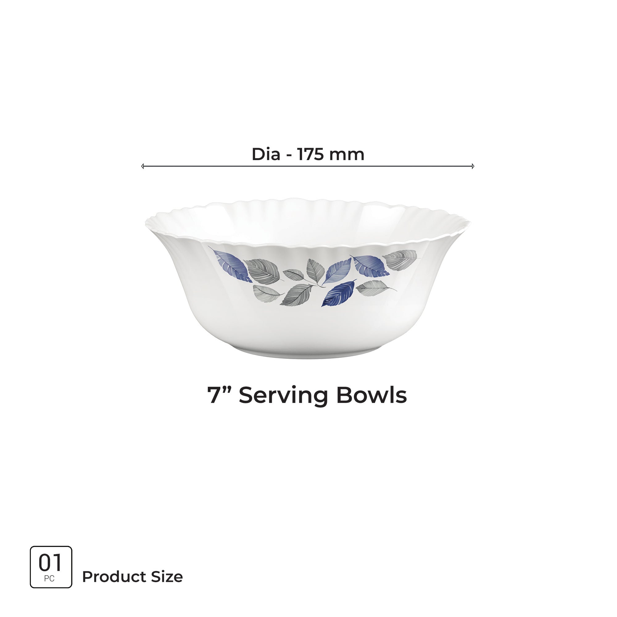 Aurelia Collection Serving Bowl 1 Pc - LUNIS