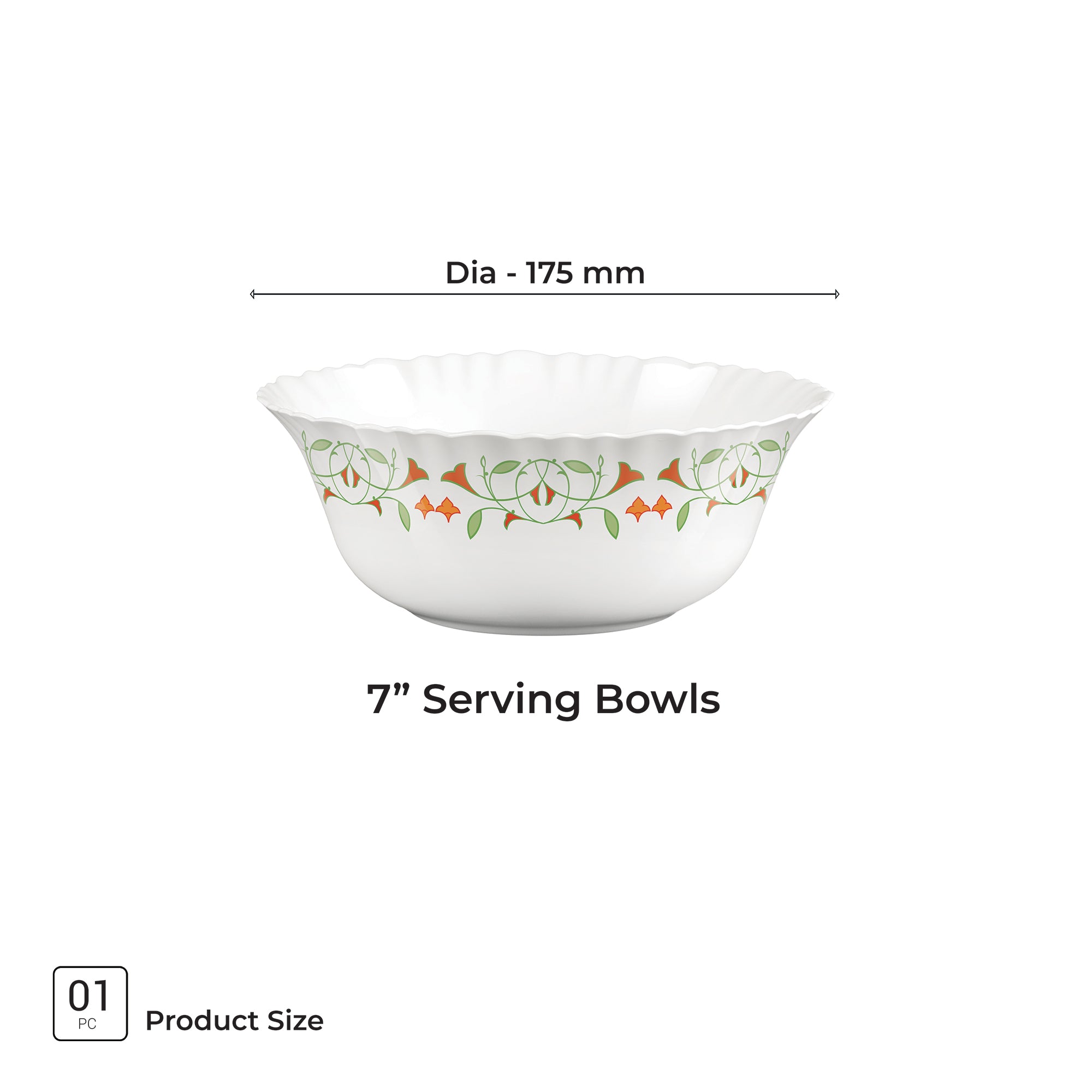 Aurelia Collection Serving Bowl 1 Pc - MEENA