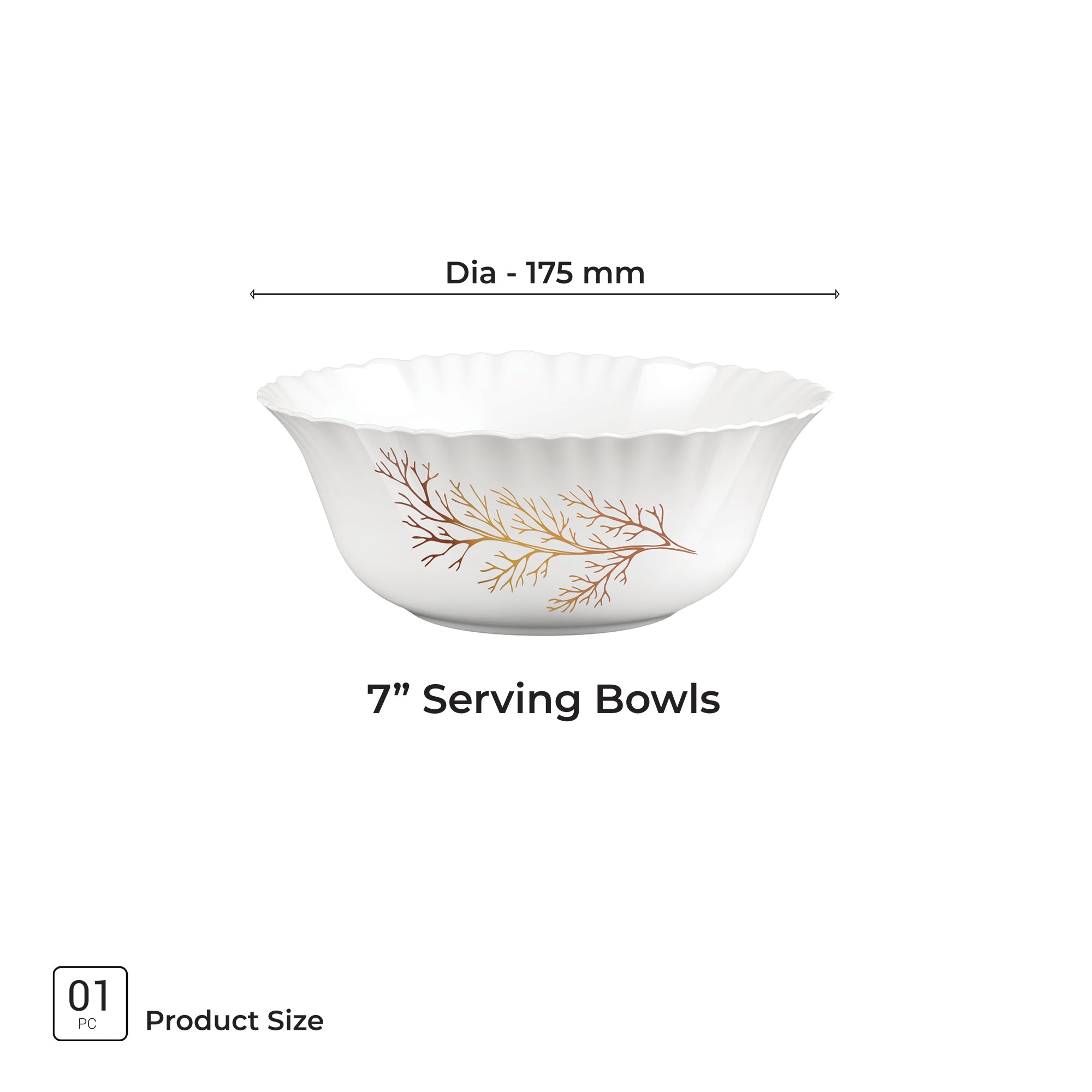 Aurelia Collection Serving Bowl 1 Pc - SILVIA