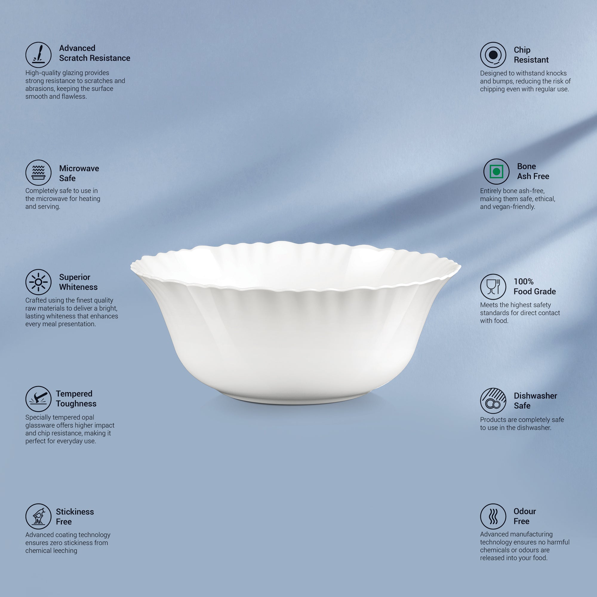 Aurelia Collection Serving Bowl 1 Pc - LUNIS