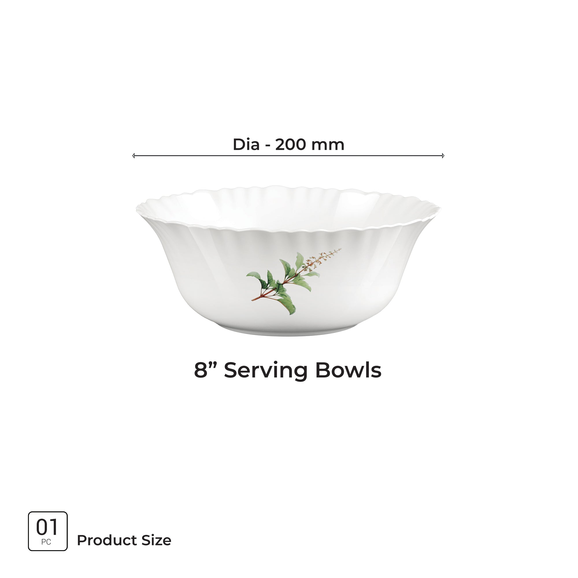 Aurelia Collection Serving Bowl 1 Pc - SAVIRA