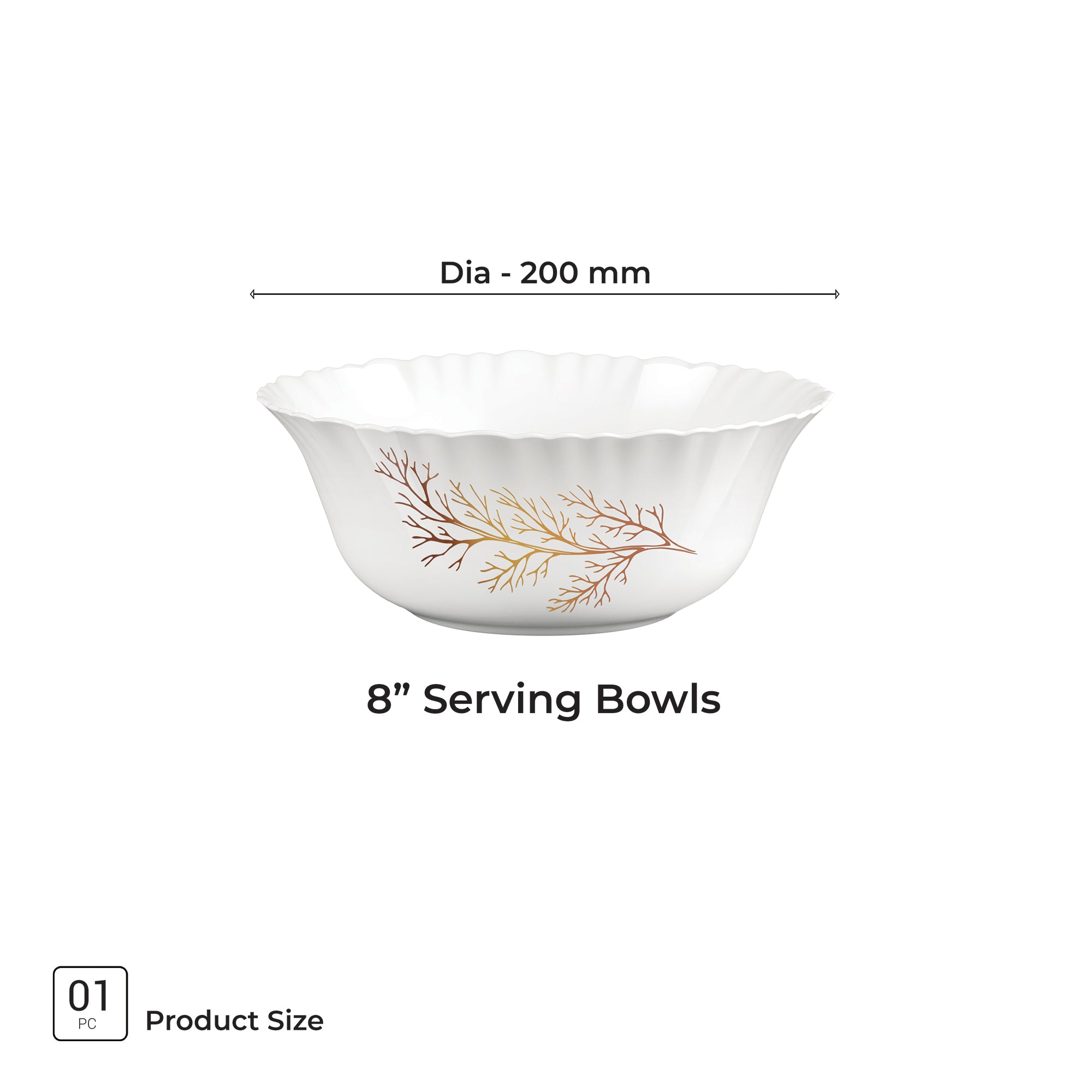 Aurelia Collection Serving Bowl 1 Pc - SILVIA