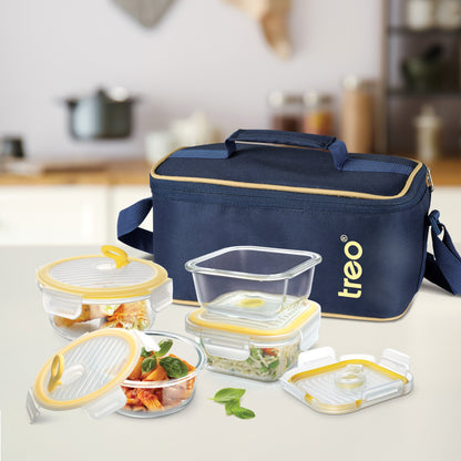 All Fresh Borosilicate Omni Tiffin (Treo by Milton)