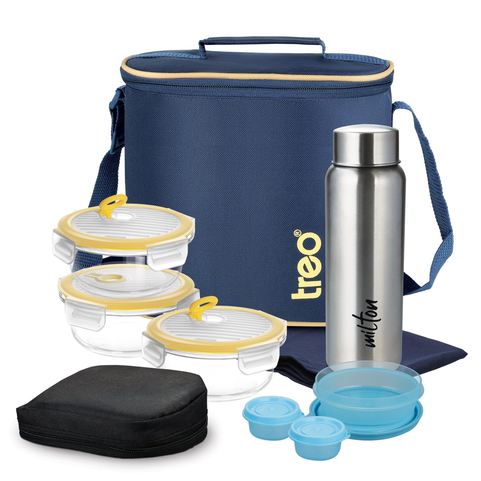 All Fresh Premier Glass Tiffin (Treo by Milton)