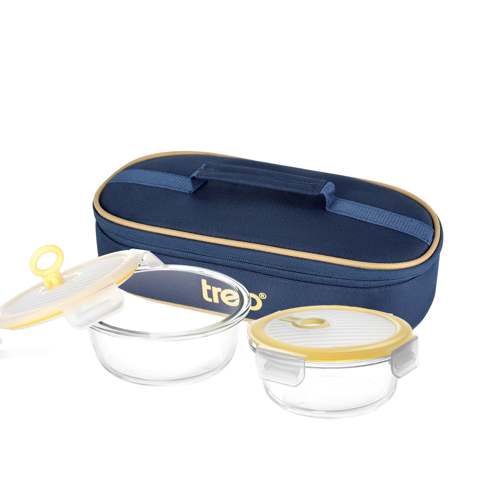 All Fresh Borosilicate Glass Tiffin (Treo by Milton)