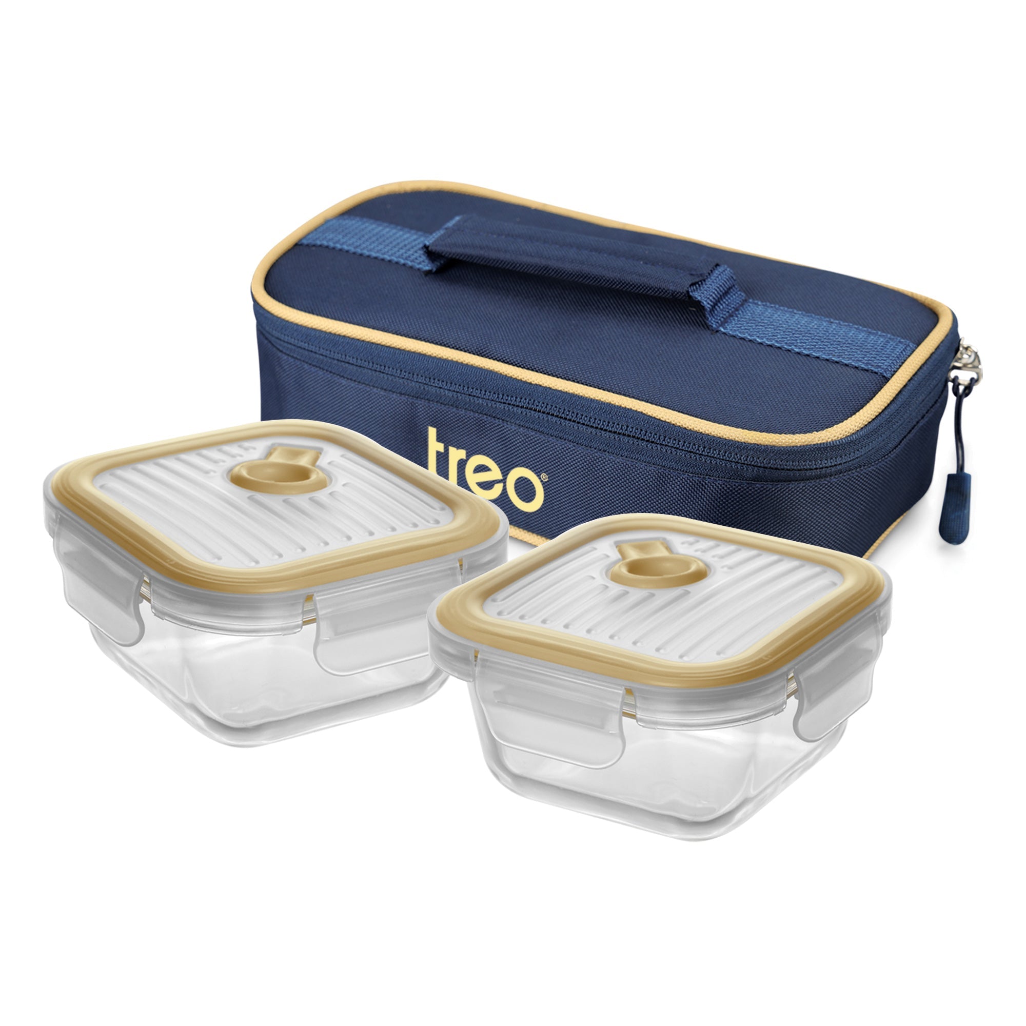 All Fresh Borosilicate Glass Tiffin (Treo by Milton)