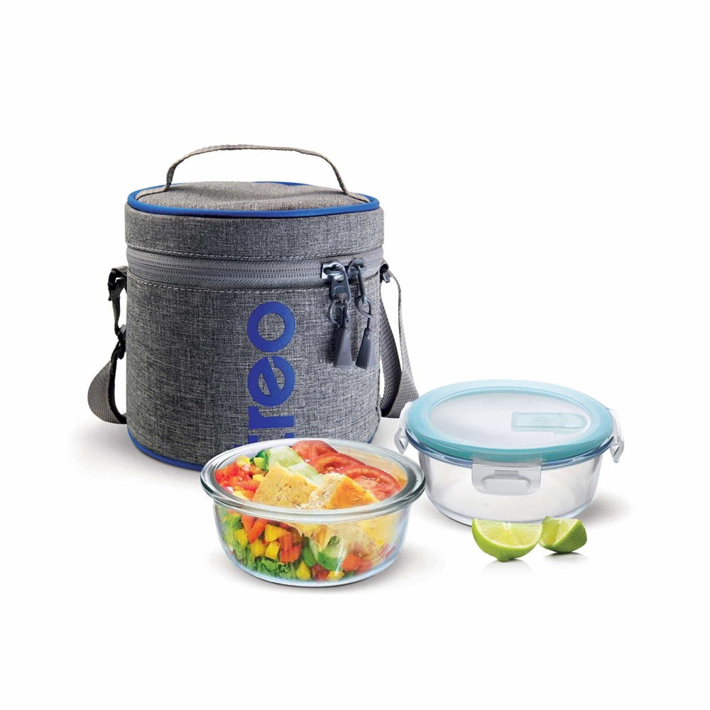 All Fresh Borosilicate Glass Tiffin Treo by Milton