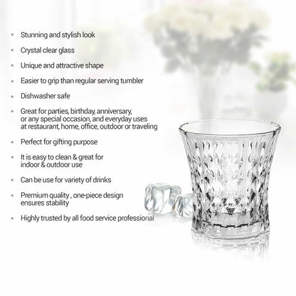 Bell Quartz Whiskey Tumbler Features