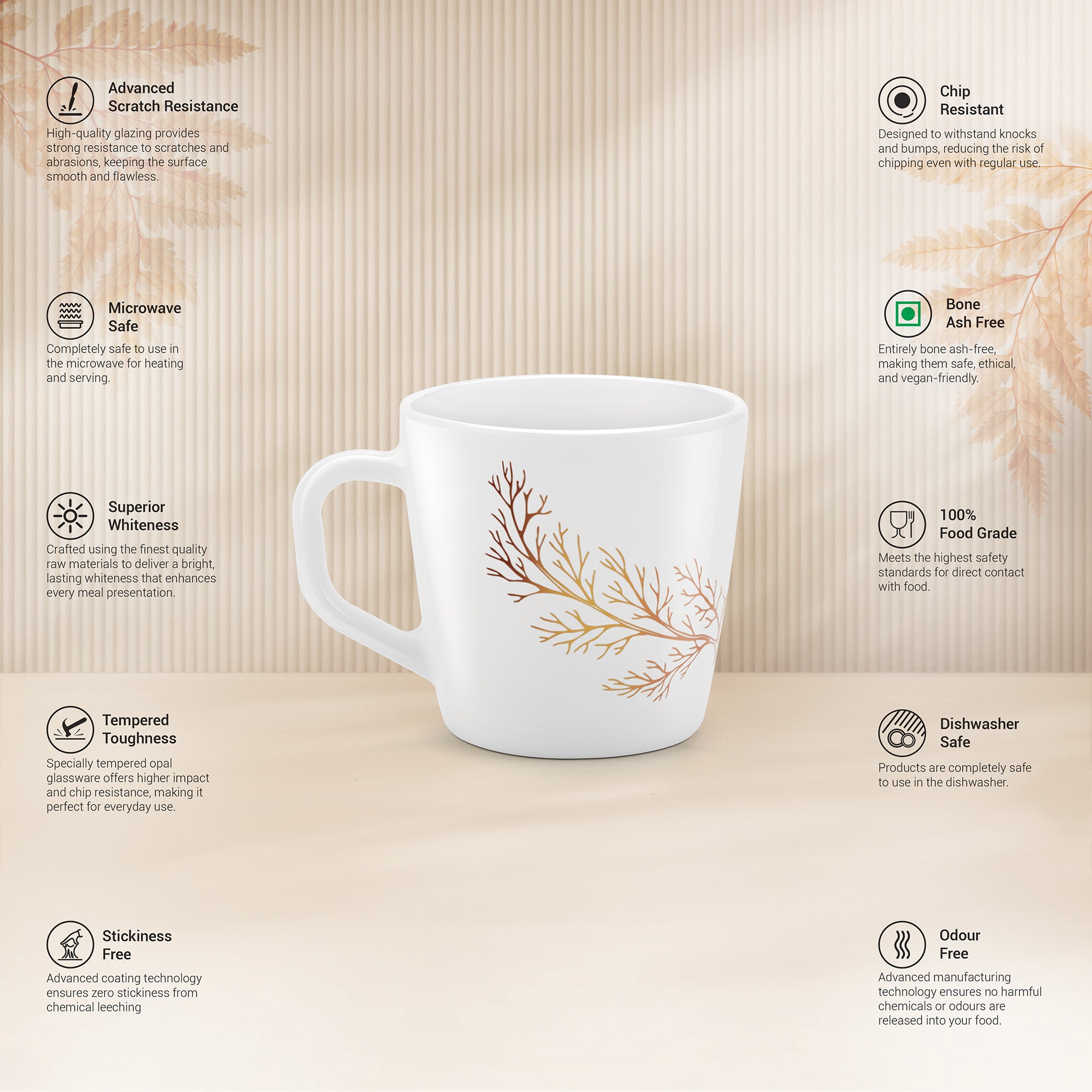 Carmine Cup Set - SILVIA