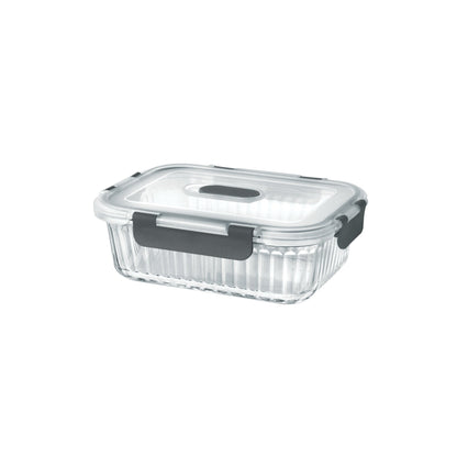 Borosilicate Clip Fresh Rib Rectangular Container (Treo by Milton)