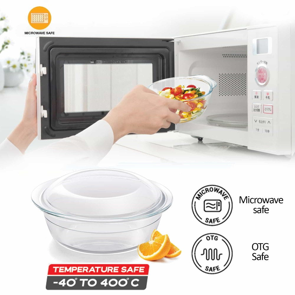 Ovensafe Deep Round Casserole Features