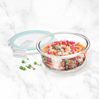 Hi Borosilicate Clip Fresh Round Container