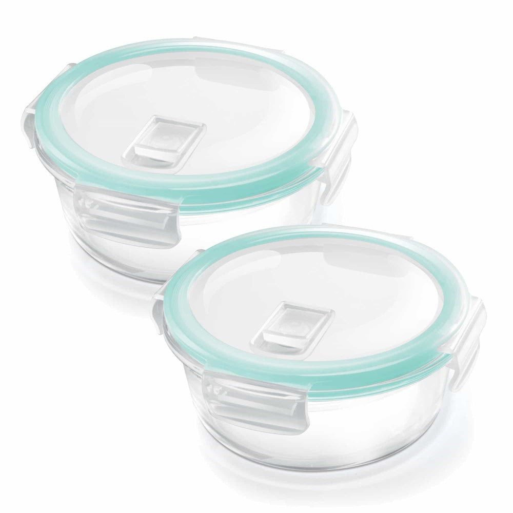 Hi Borosilicate Clip Fresh Round Container (Treo by Milton)
