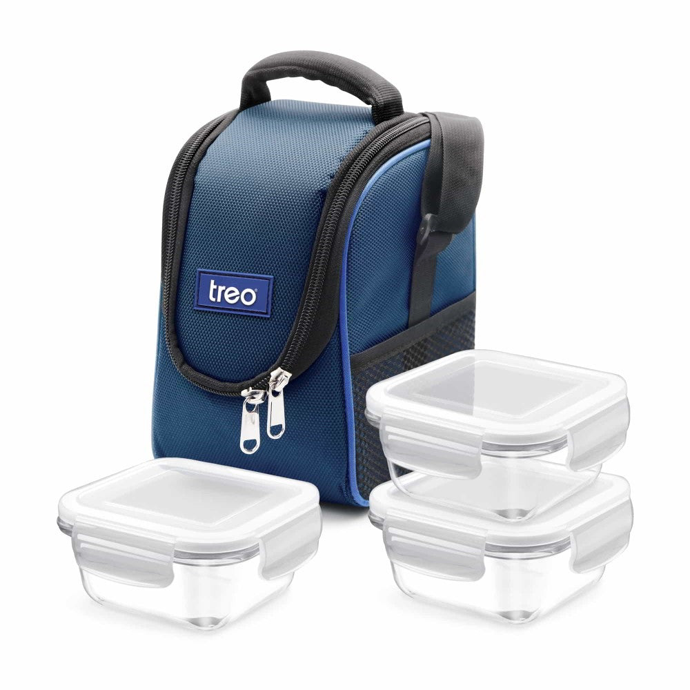 Health First Tiffin Round Glass Tiffin (Treo by Milton)