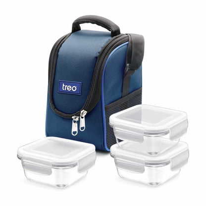 Health First Tiffin Round Glass Tiffin (Treo by Milton)