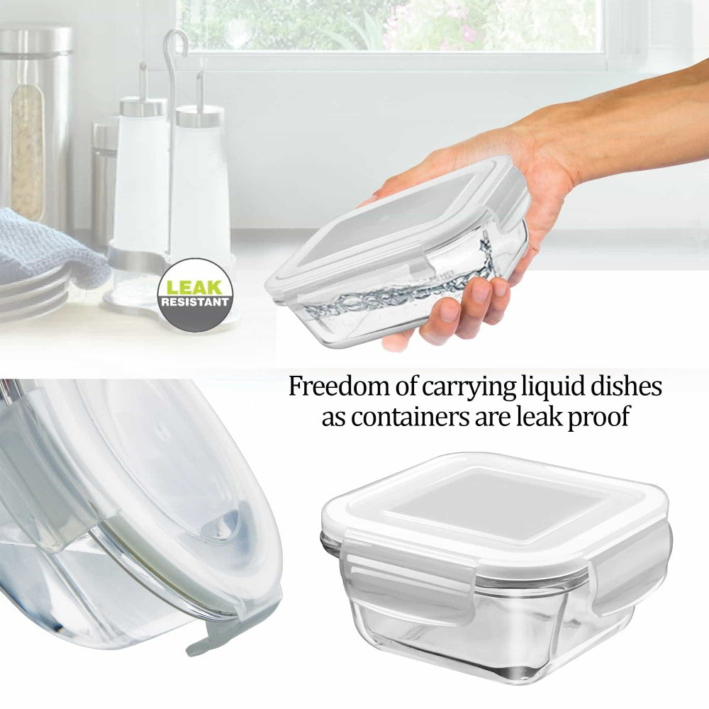 Health First Tiffin Round Glass Tiffin (Treo by Milton)