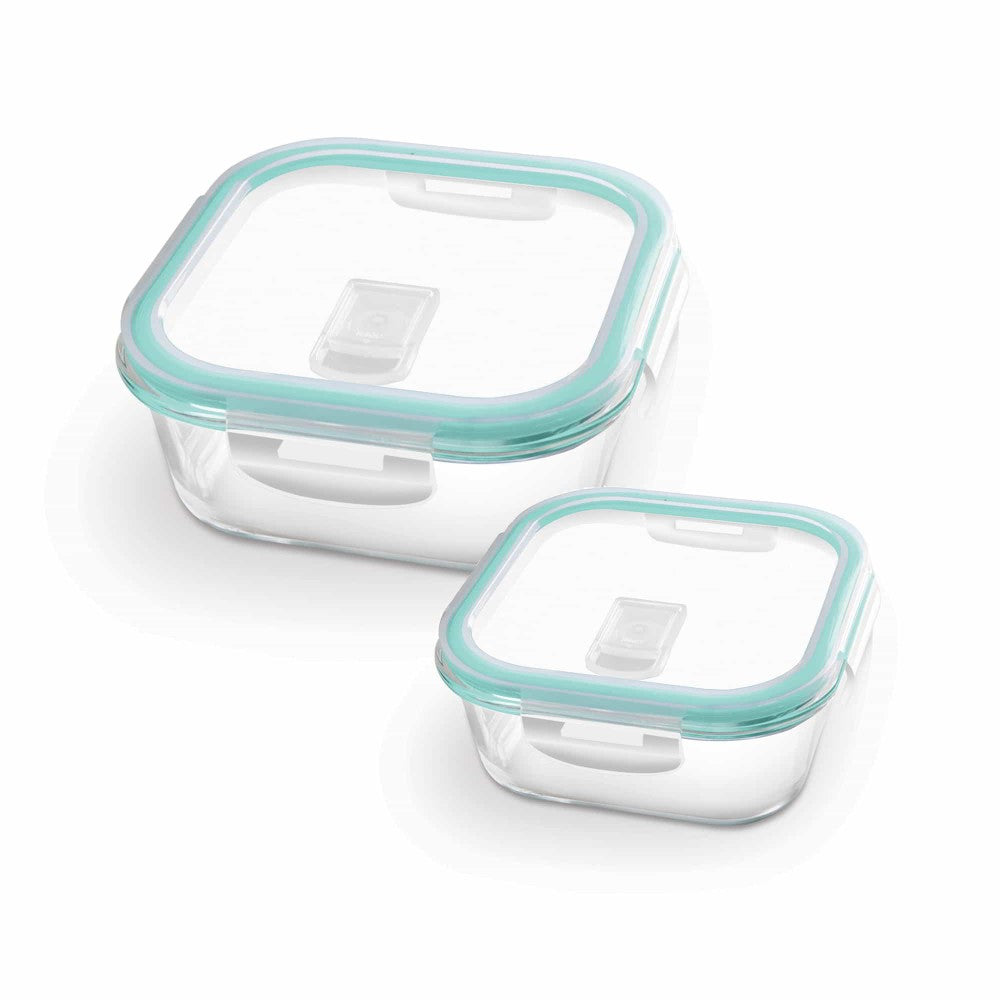 Hi Borosilicate Clip Fresh Square Container (Treo by Milton)