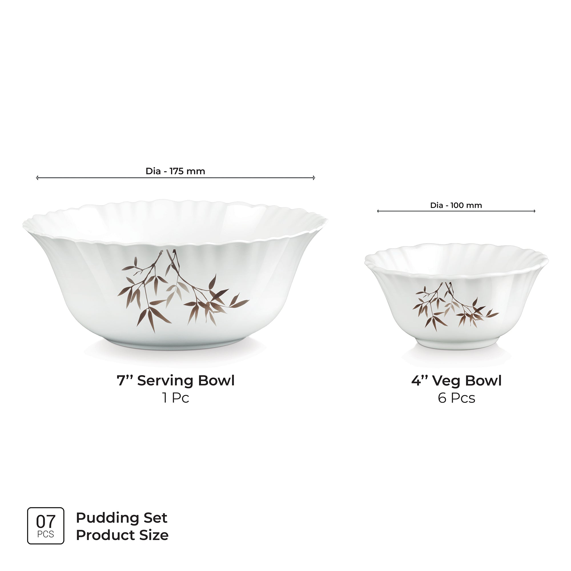 Aurelia Collection 7 Pcs Pudding Set - ARASHI