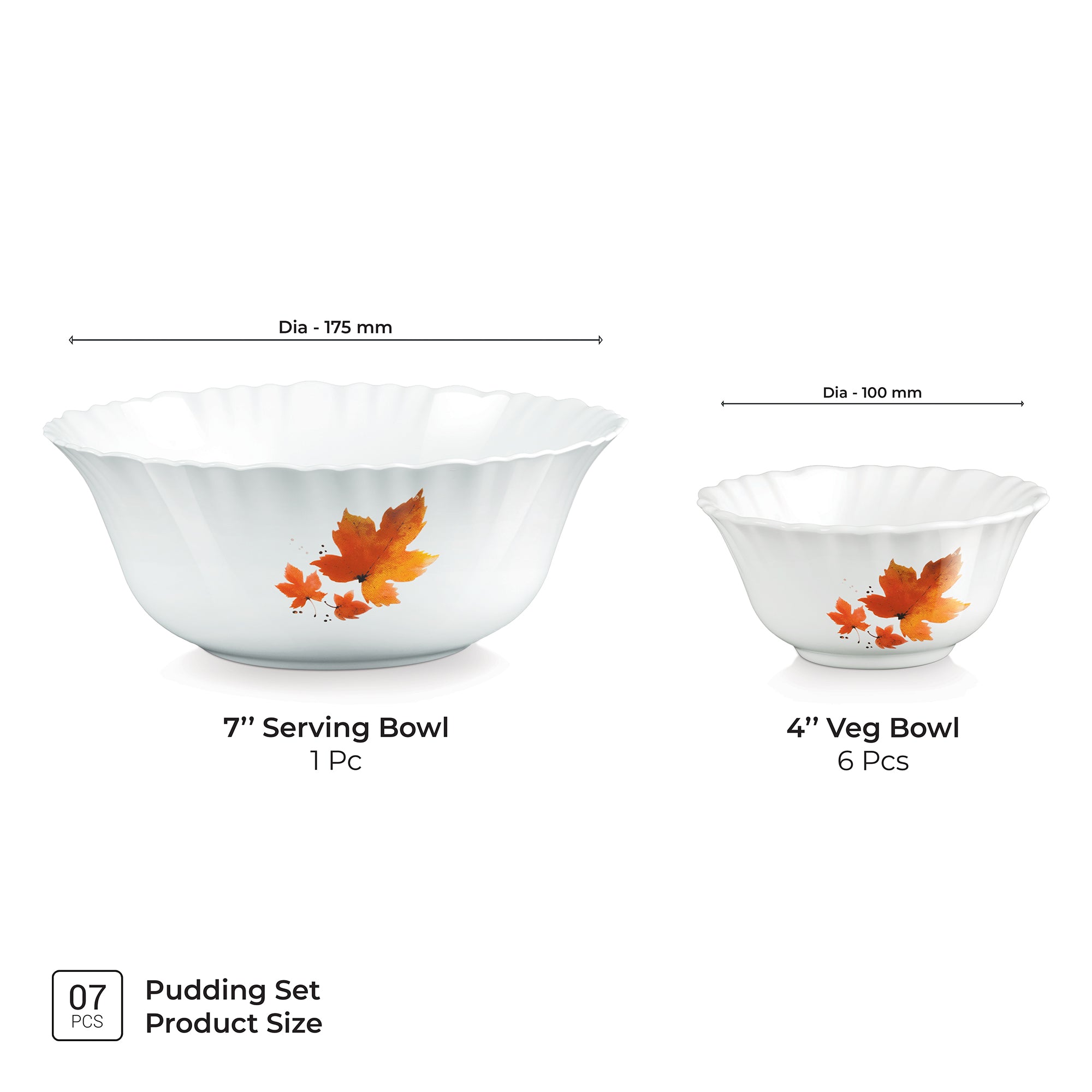 Aurelia Collection 7 Pcs Pudding Set - MAPELLE