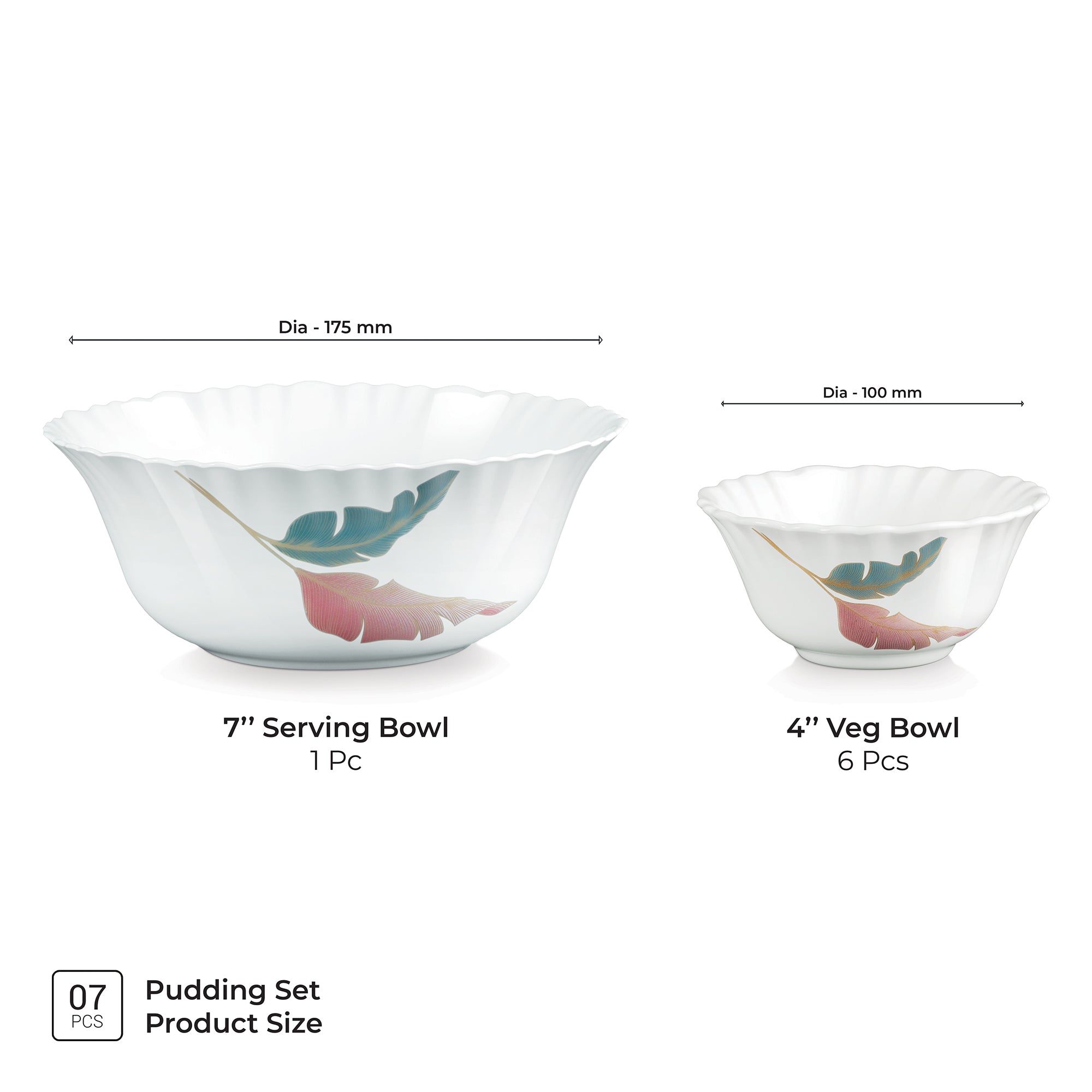 Aurelia Collection 7 Pcs Pudding Set - PALMA