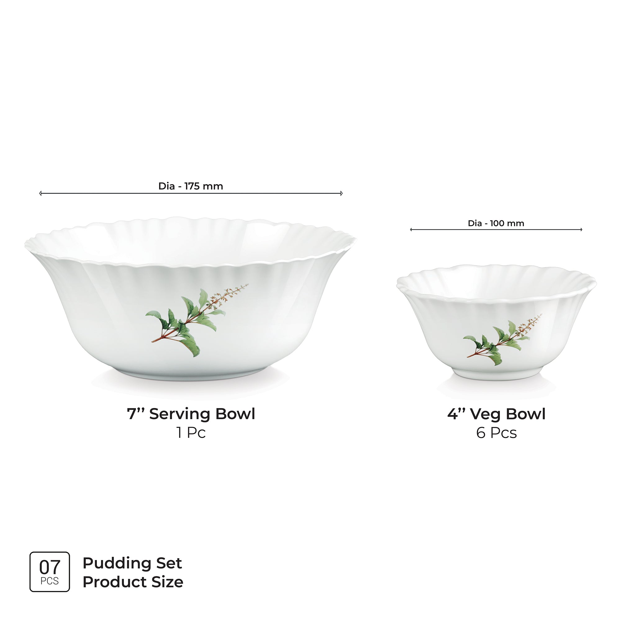 Aurelia Collection 7 Pcs Pudding Set - SAVIRA