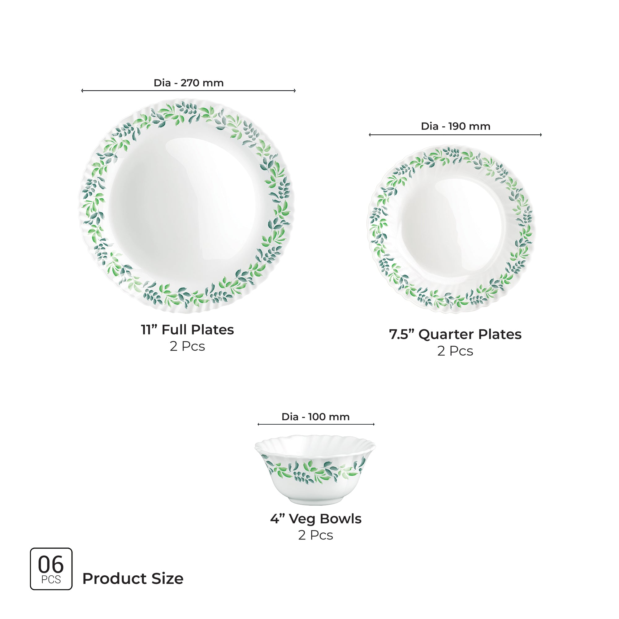 Aurelia Collection Dinner Set - VERDINIA