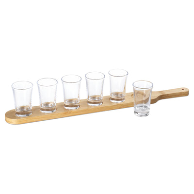 Rally Tumblers With Wooden Tray Set (Treo by Milton)